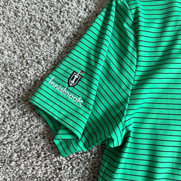 Under Armour Men's Size small HeatGear UPF 30 Polo Shirt Green - Picture 6 of 8